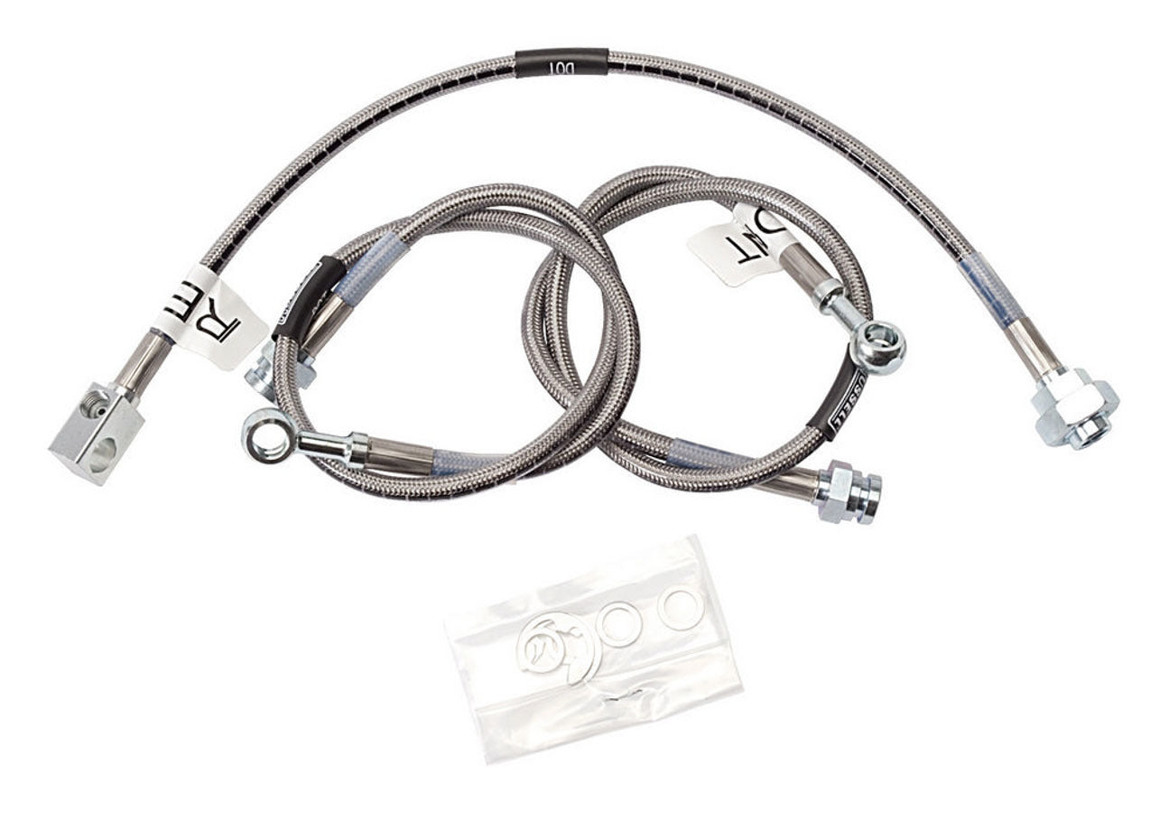 RUSSELL S/S Brake Line Kit 88-00 GM 2WD Truck RUSSELL