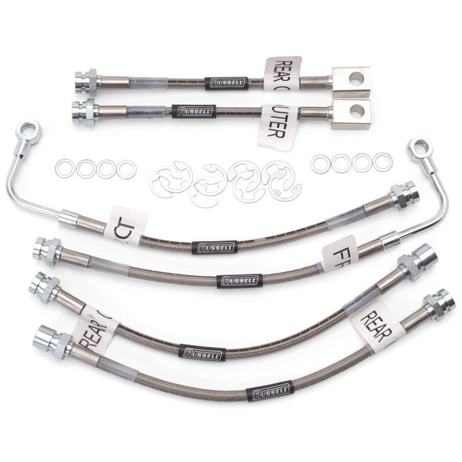 RUSSELL Brake Hose Kit 98-02 Camaro w/ Trac Control RUSSELL