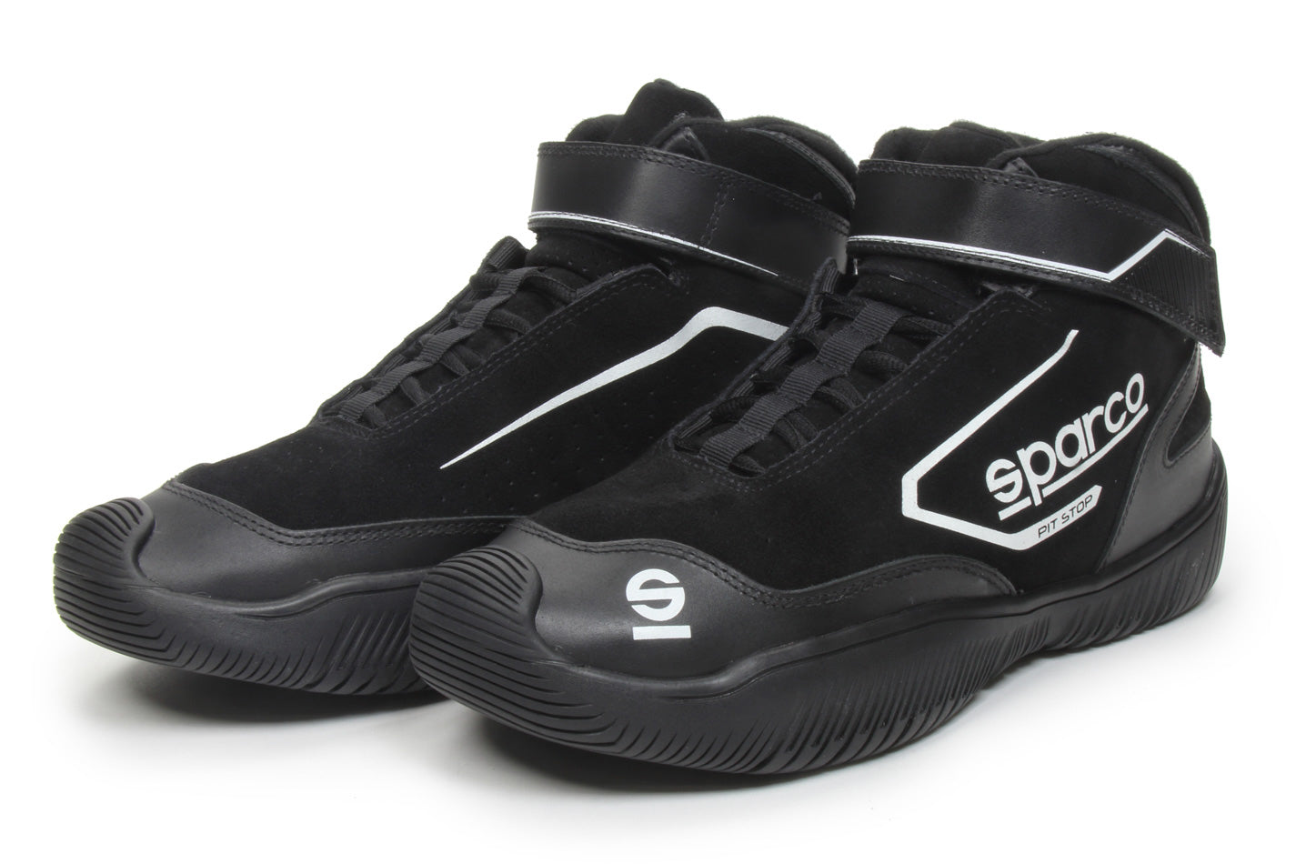 Shoe Pit Stop 2 Size 8 Black SPARCO