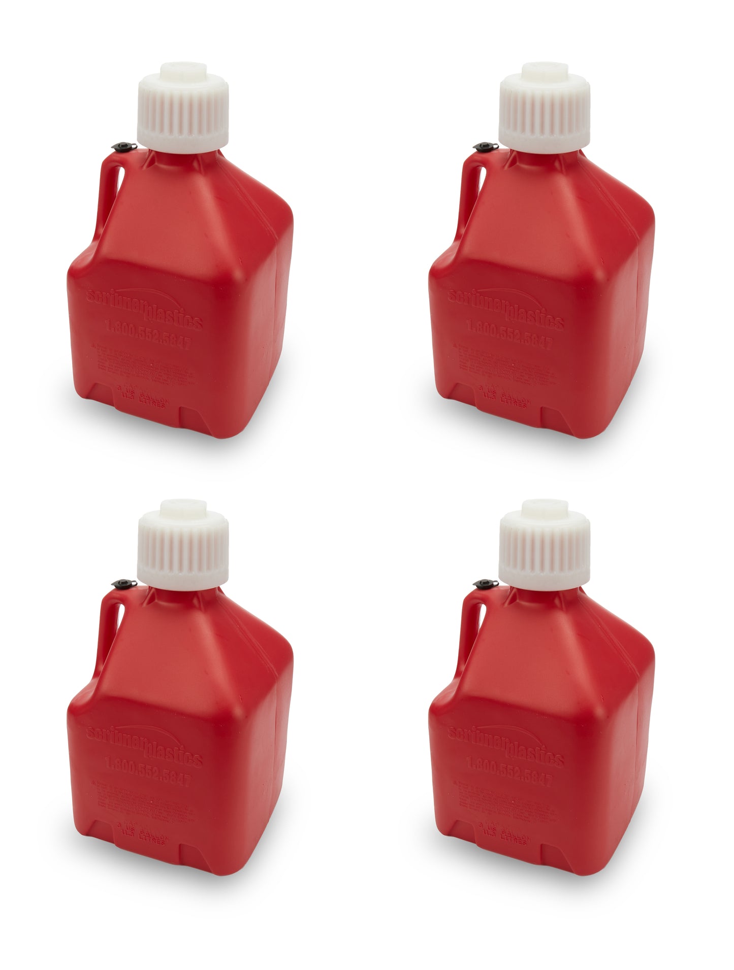 Utility Jug 3 Gallon - Red - Case 4 SCRIBNER