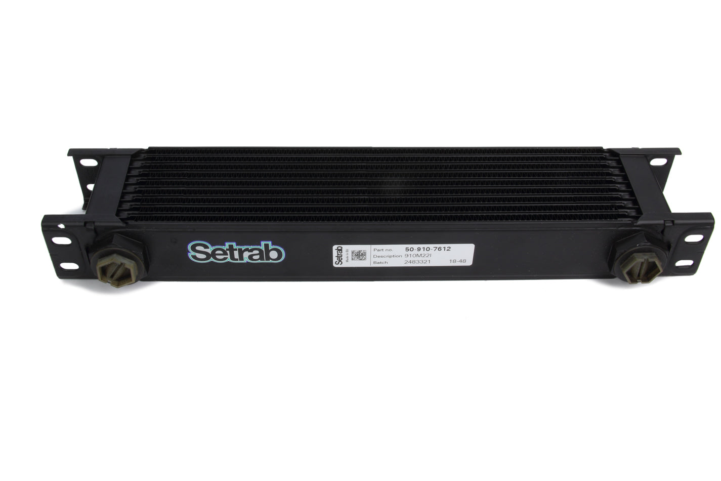 Series-9 Oil Cooler 10 Row w/M22 Ports SETRAB OIL COOLERS