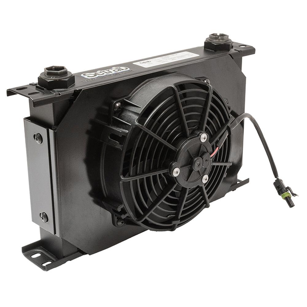 6-Series 25 Row Oil Cooler w/Fan SETRAB OIL COOLERS