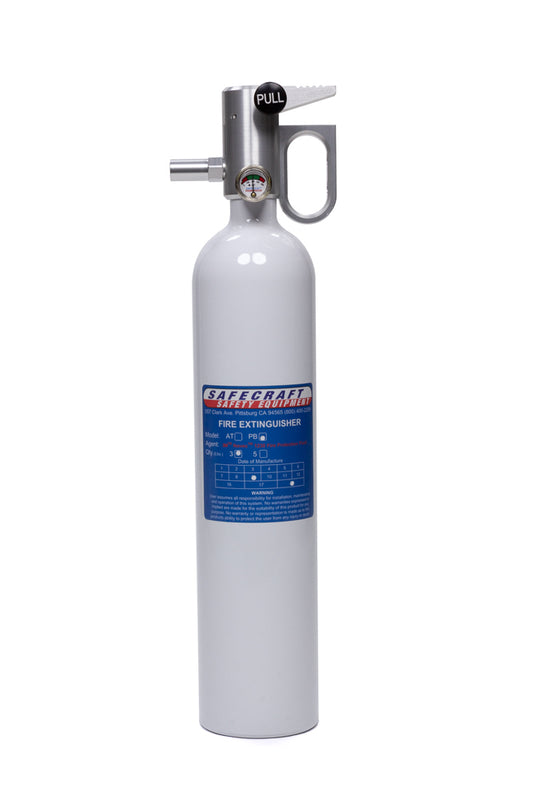 Fire Extinguisher 3lb White Novec SAFECRAFT