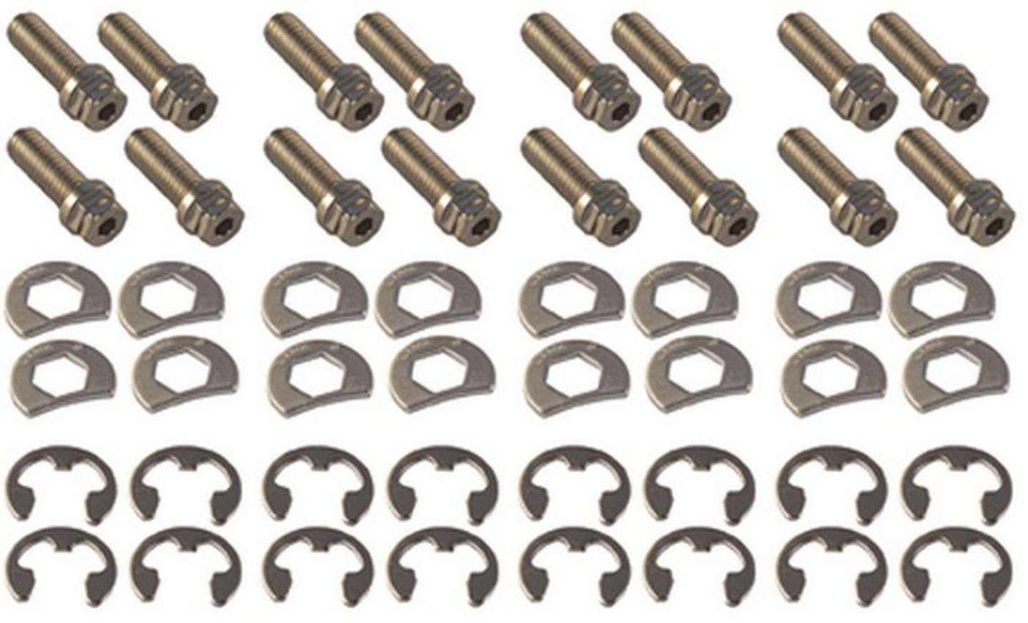 Header Bolt Kit - 6pt. 3/8-16 x 1in (16) STAGE 8 FASTENERS