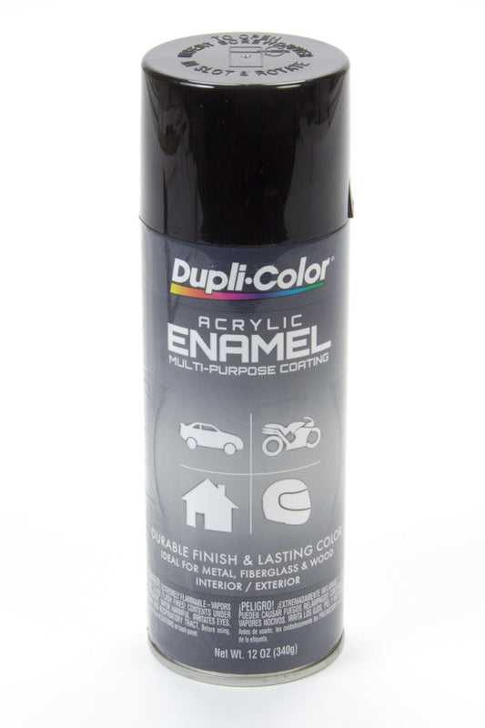 Gloss Black Enamel Paint 12oz DUPLI-COLOR/KRYLON