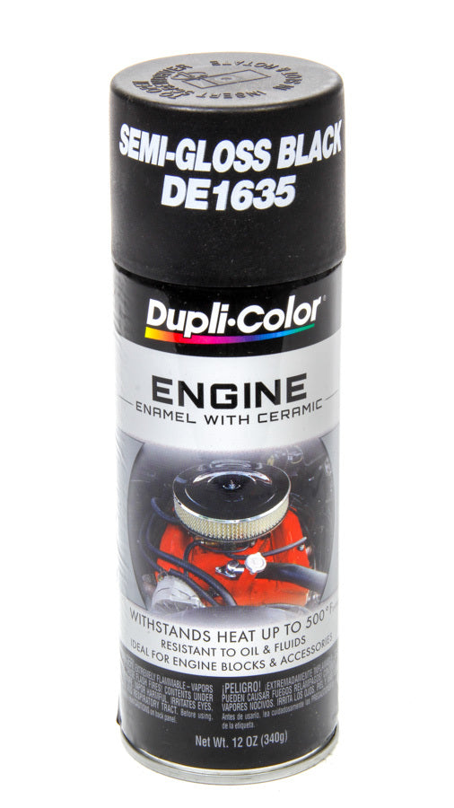 Semi Gloss Black Engine Paint 12oz DUPLI-COLOR/KRYLON