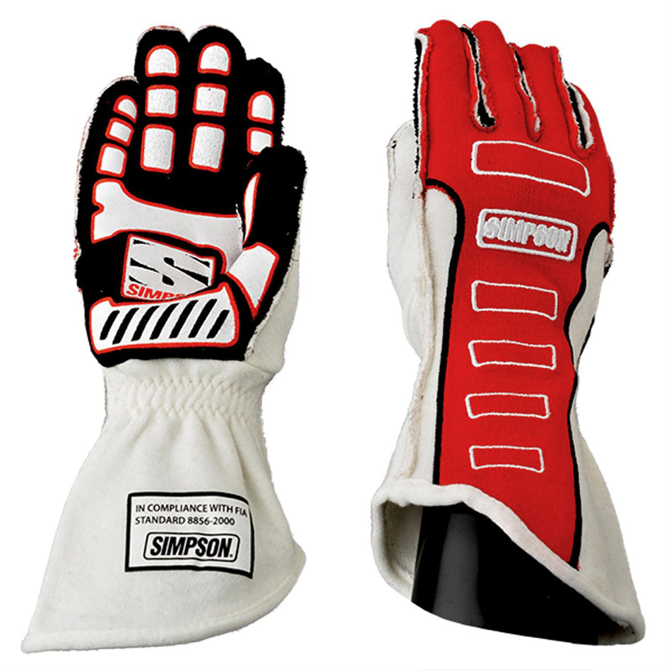 Competitor Glove X-Large Red Outer Seam SIMPSON SAFETY