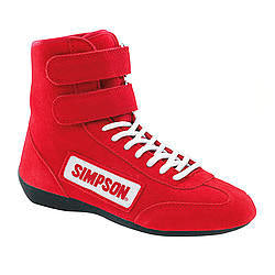 High Top Shoes 10 Red SIMPSON SAFETY