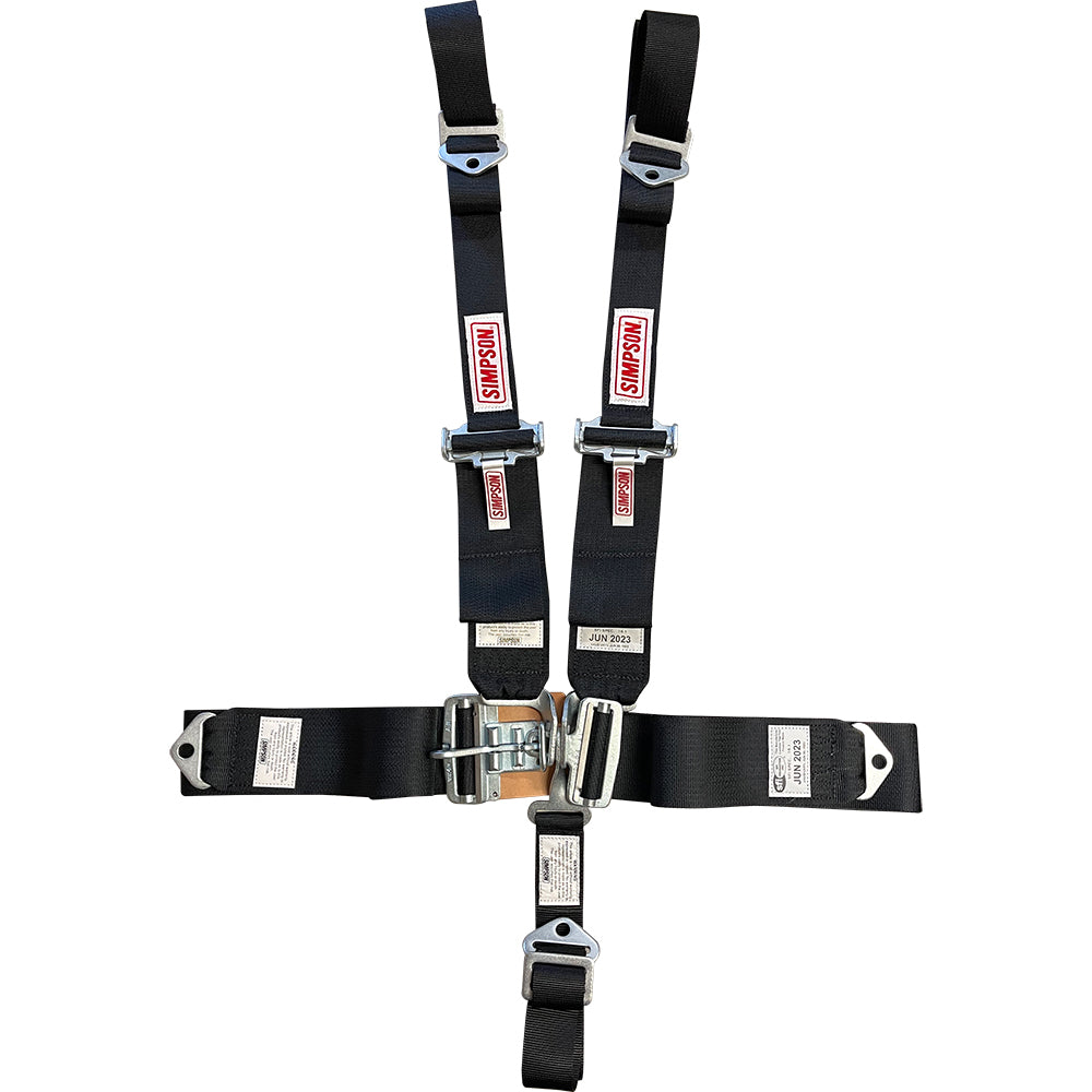 5-Pt Harness System HNR FX B/I P/D 62in Black SIMPSON SAFETY