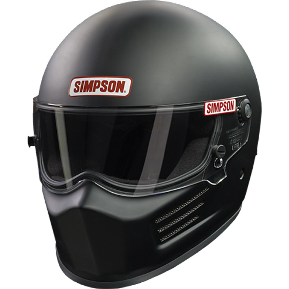 Helmet Bandit Medium Flat Black SA2020 SIMPSON SAFETY