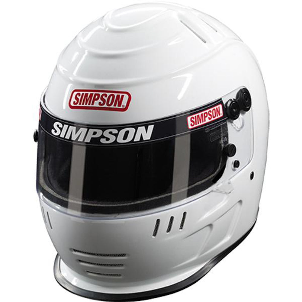 Helmet Speedway Shark 7-1/2 White SA2020 SIMPSON SAFETY