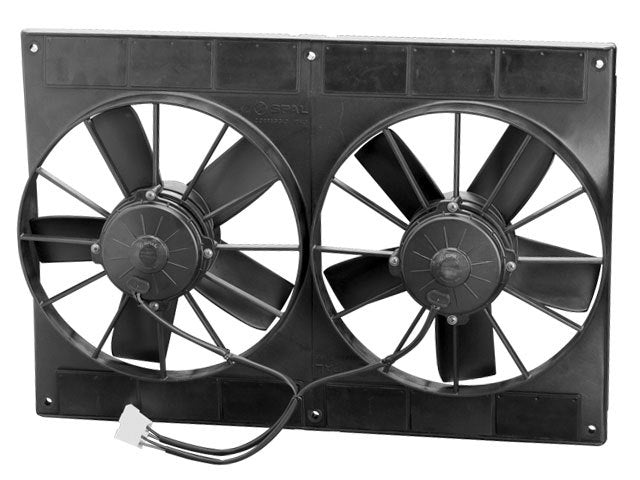 Dual 11in Puller Fan Paddle Blade 2720 CFM SPAL ADVANCED TECHNOLOGIES