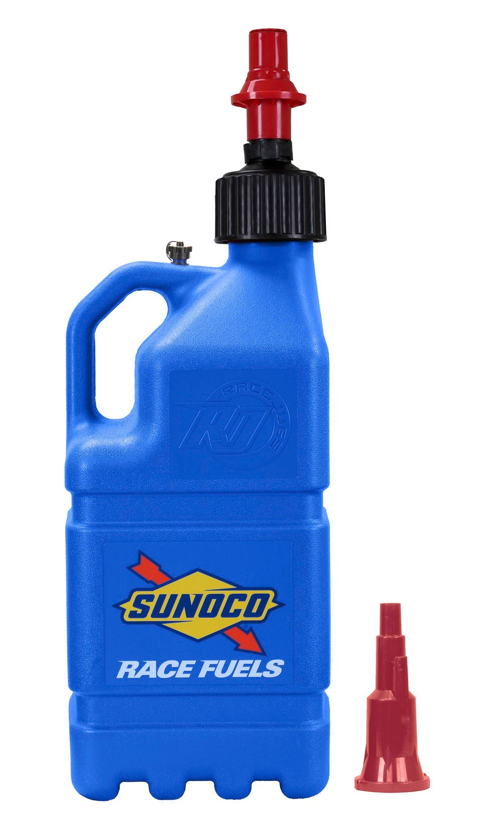 Blue Sunoco Race Jug w/ Fastflo Lid & Vehicle SUNOCO RACE JUGS