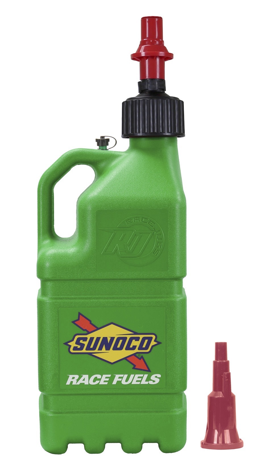 Green Sunoco Race Jug w/ Fastflo Lid & Vehicle SUNOCO RACE JUGS