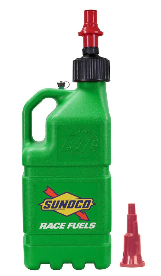 Green Sunoco Race Jug w/ Fastflo Lid & Vehicle SUNOCO RACE JUGS