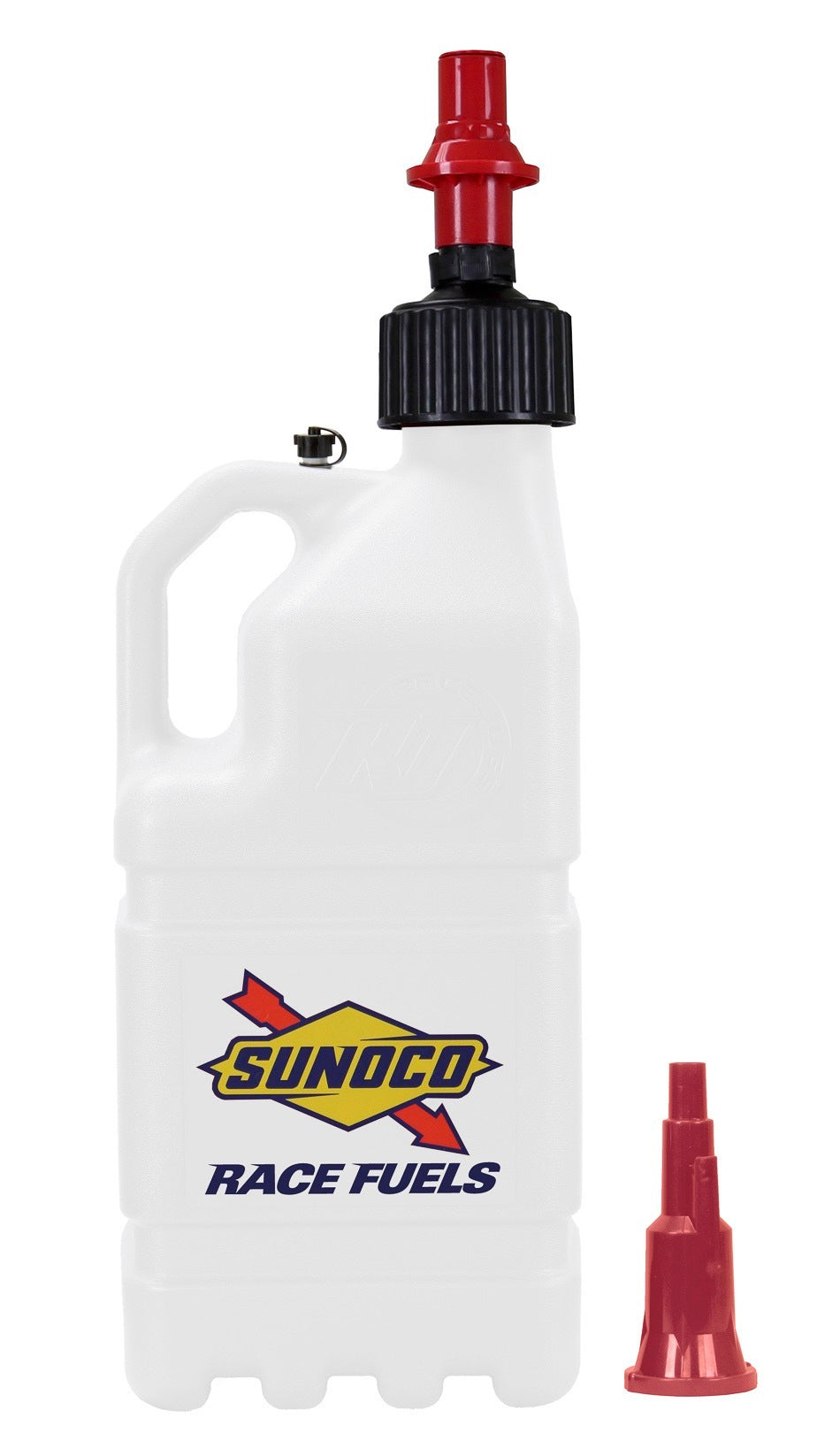 White Sunoco Race Jug w/ Fastflo Lid & Vehicle SUNOCO RACE JUGS