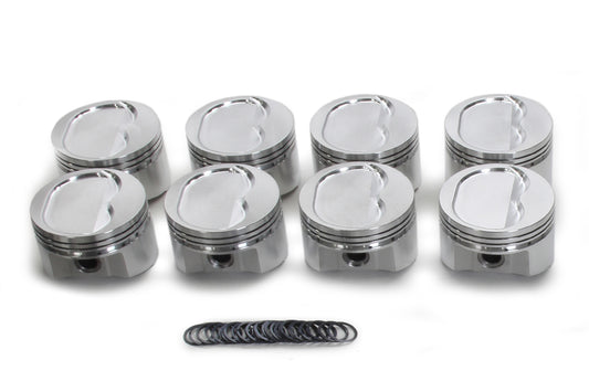 SBC Dished Piston Set 4.030 Bore -16cc SPORTSMAN RACING PRODUCTS