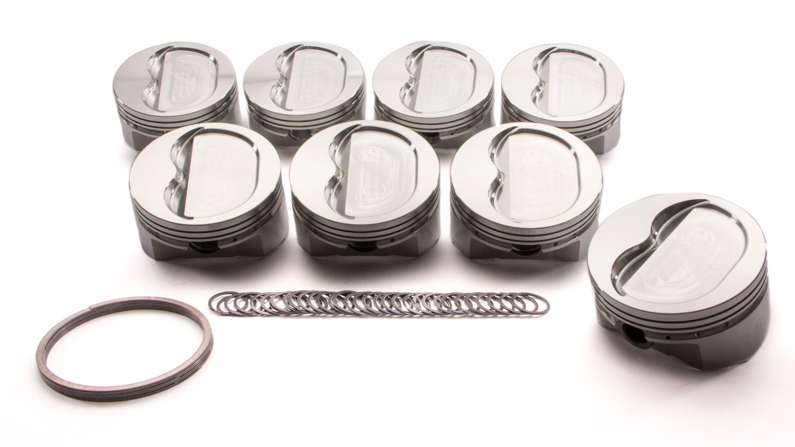 SBC Dished Piston Set 4.165 Bore -16cc SPORTSMAN RACING PRODUCTS