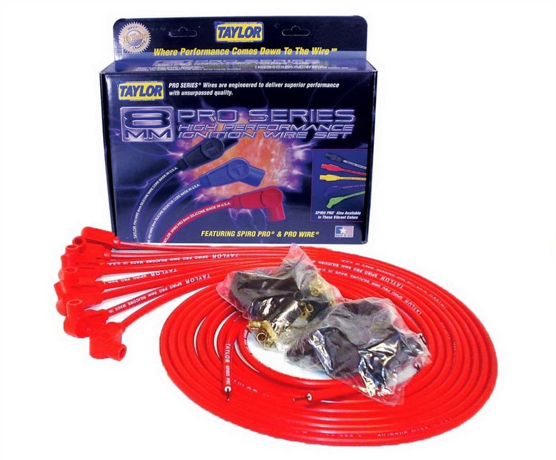 8mm Red Spiro-Pro Wires TAYLOR/VERTEX