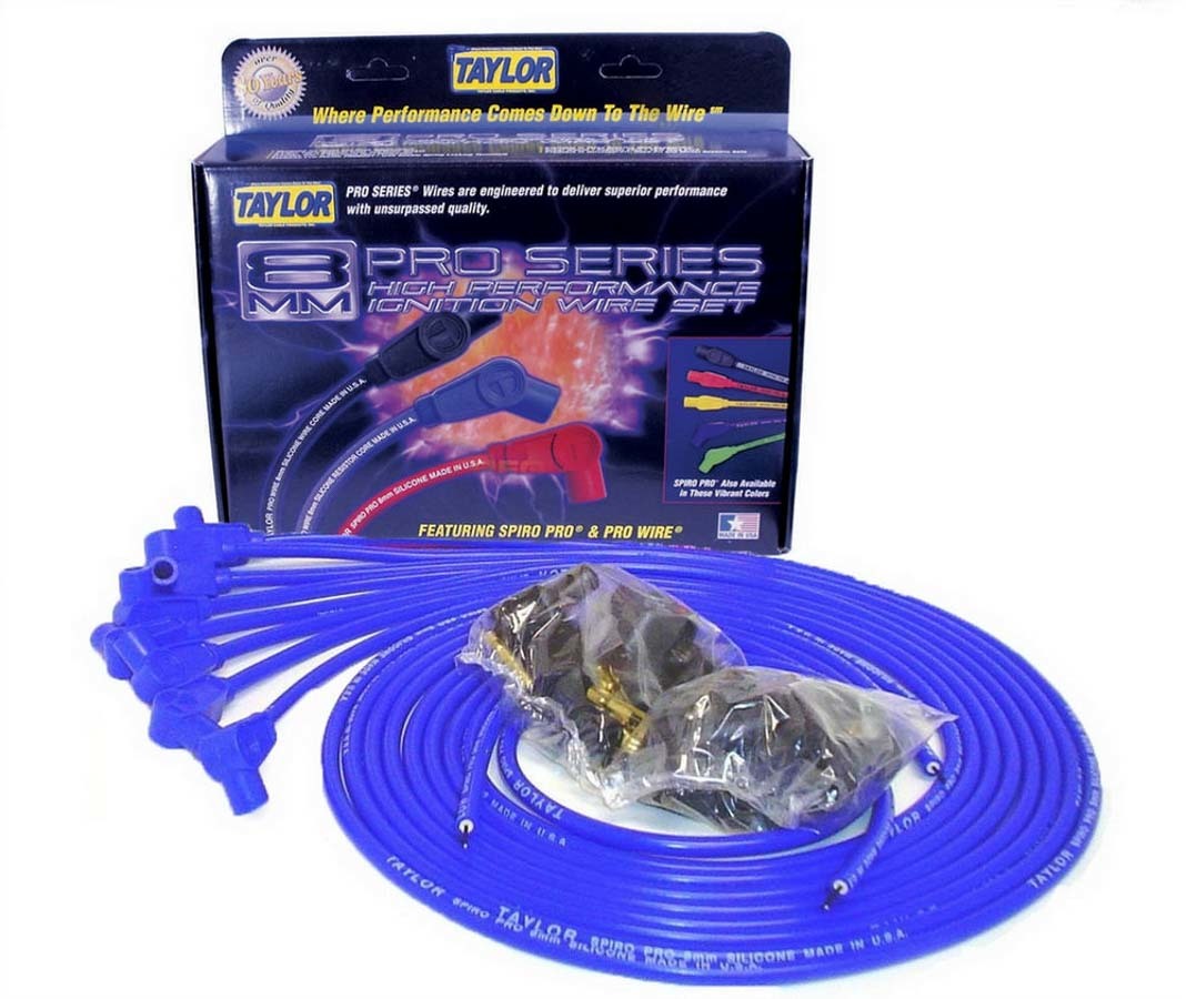 8mm Blue Spiro-Pro Wires TAYLOR/VERTEX