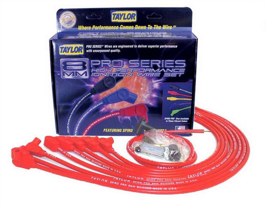 SBC 8MM Pro Race Wires- Red TAYLOR/VERTEX