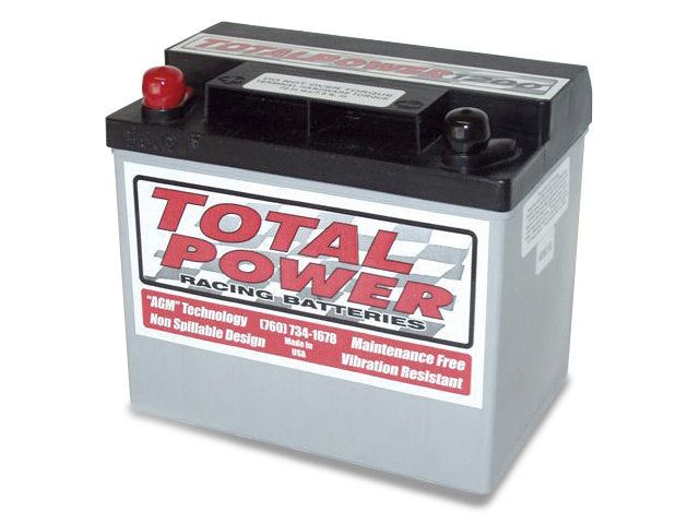 TOTAL POWER BATTERY 24lb Racing Battery 385 CCA 600CA TOTAL POWER BATTERY