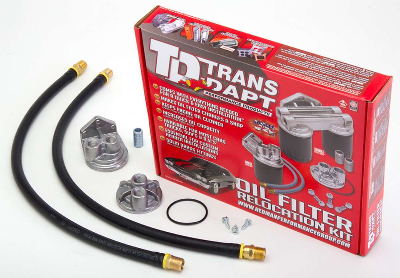 TRANS-DAPT Import Single Filter Relocation Kit TRANS-DAPT