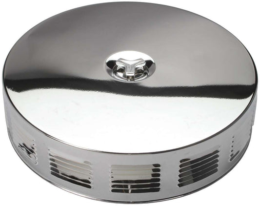 TRANS-DAPT 14in x 3in Louvered Air Cleaner- Vintage Vette TRANS-DAPT