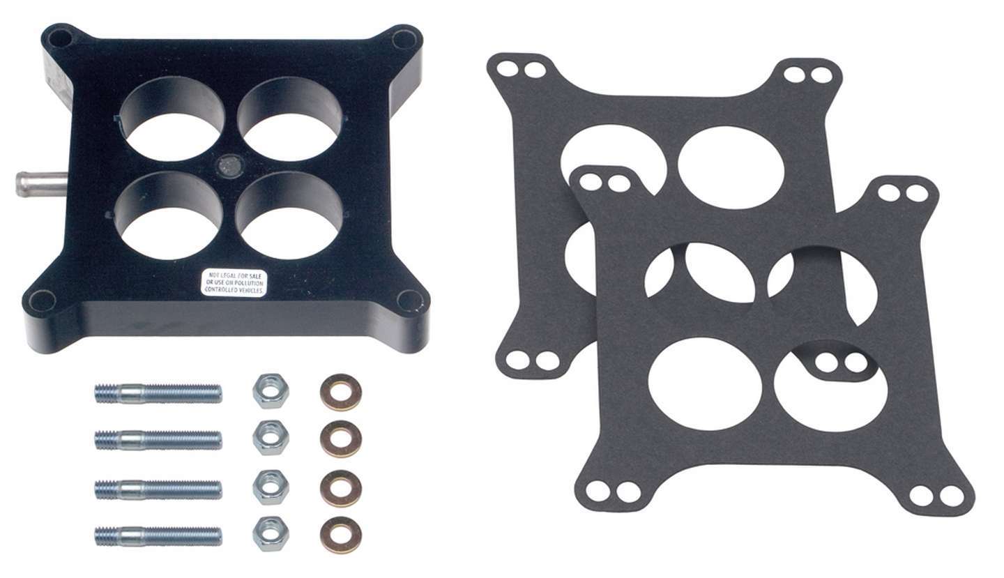 TRANS-DAPT 1in Phenolic Carb Spacer Swirl Torque w/PCV TRANS-DAPT