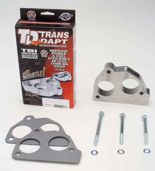 TRANS-DAPT 86-92 SBC Ported Throttle Body Spacer TRANS-DAPT