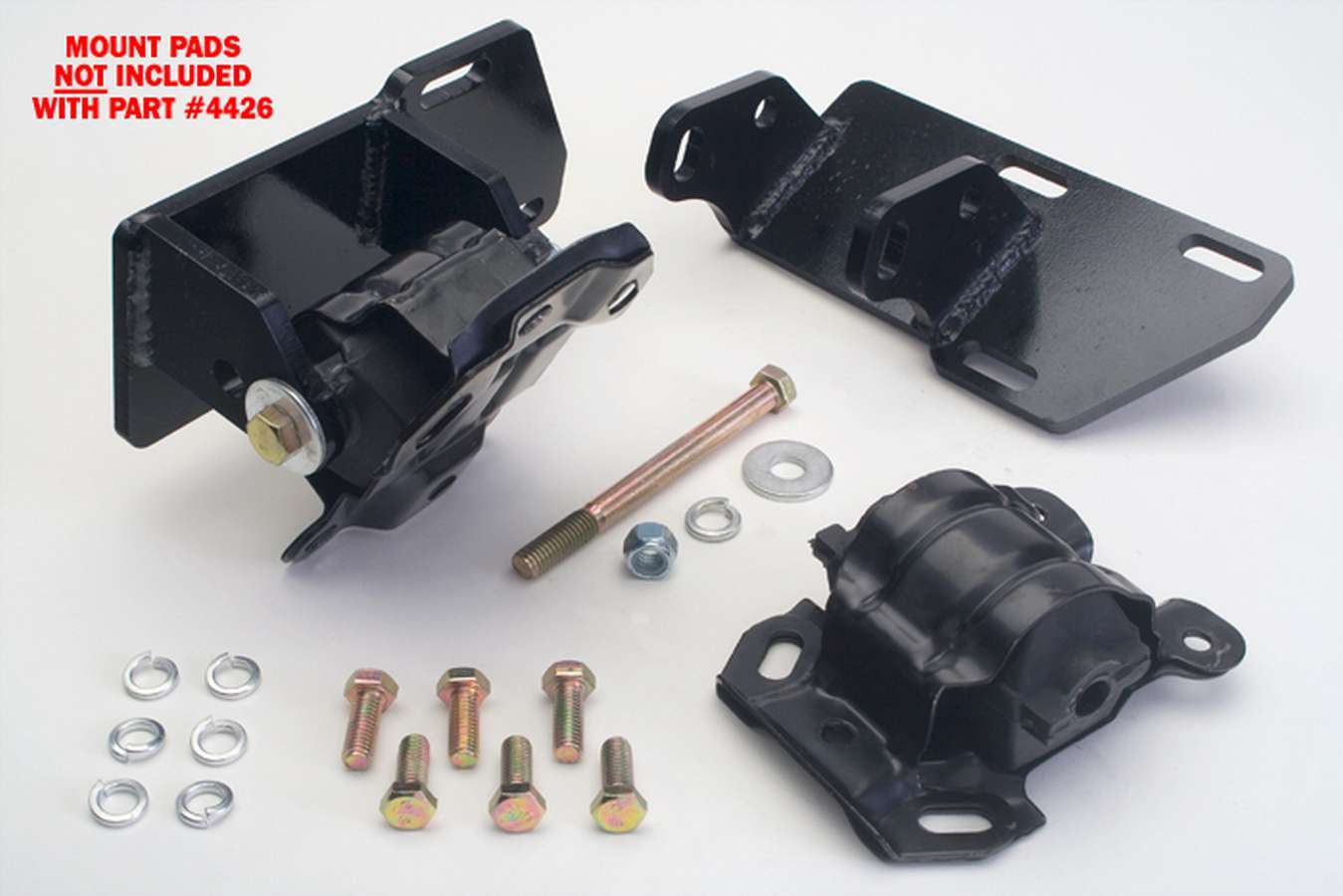 TRANS-DAPT SBC Into 4WD S-10 Conver Motor Mounts TRANS-DAPT