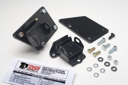 TRANS-DAPT LS1 Into SBC Chassis Motor Mount Kit TRANS-DAPT