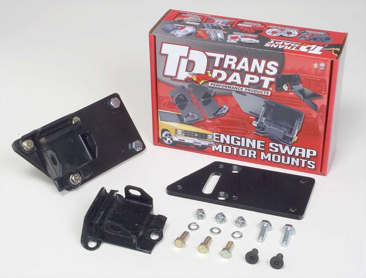 TRANS-DAPT LS1 into SBC Chassis Motor Mount Kit TRANS-DAPT