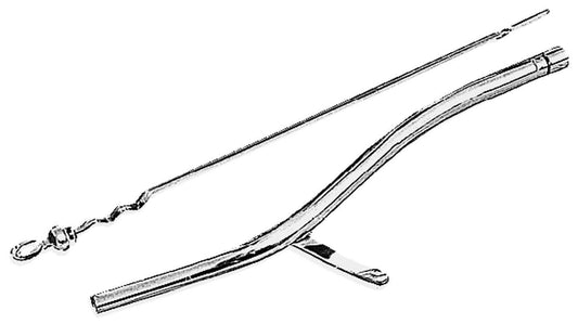 TRANS-DAPT Th400 Chrome Dipstick 24in TRANS-DAPT