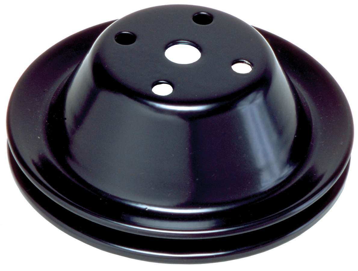 TRANS-DAPT SBC SWP Water Pump Pulley 1 Groove Black TRANS-DAPT