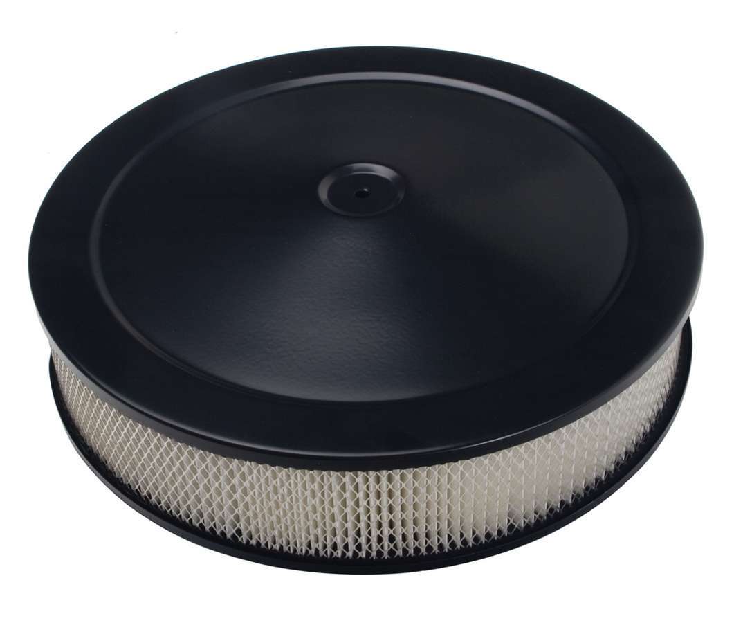 TRANS-DAPT Muscle Car Air Cleaner 14x3 Black TRANS-DAPT