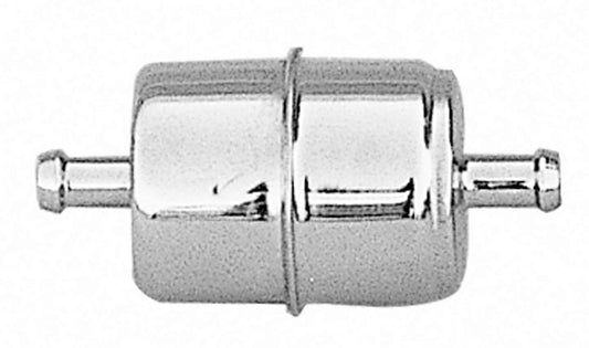 TRANS-DAPT 3/8in Chrome Fuel Filter TRANS-DAPT