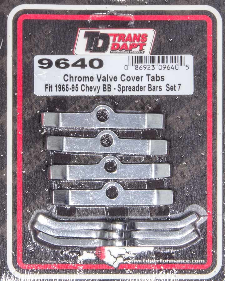 TRANS-DAPT Bb Chevy V.C. Tabs (7) TRANS-DAPT