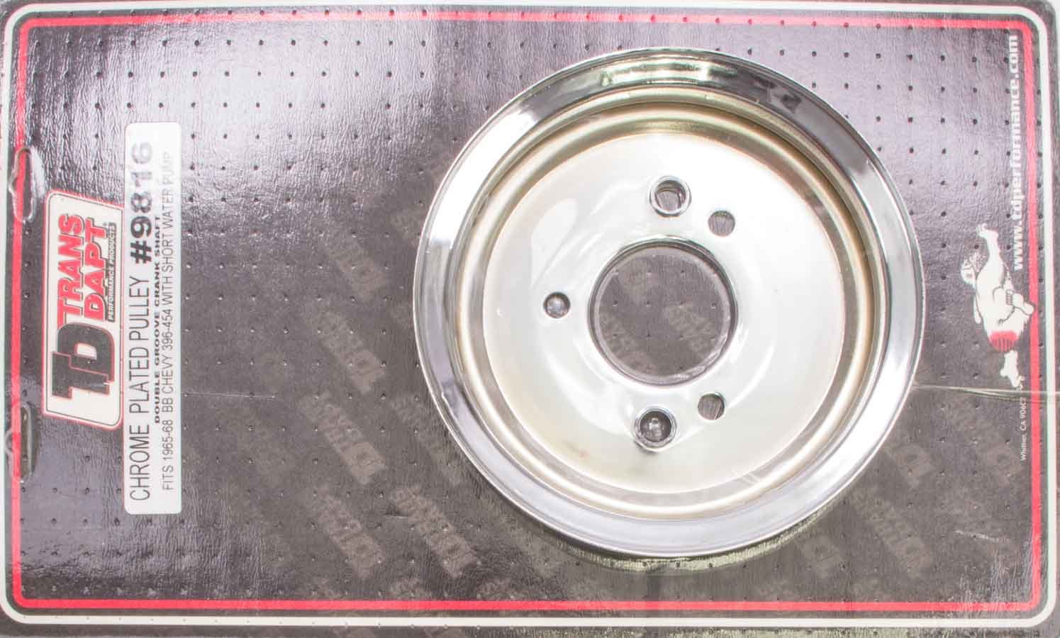 TRANS-DAPT BBC Crankshaft Pulley TRANS-DAPT