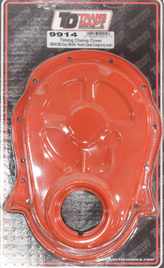 TRANS-DAPT BBC Orange Timing Cover TRANS-DAPT