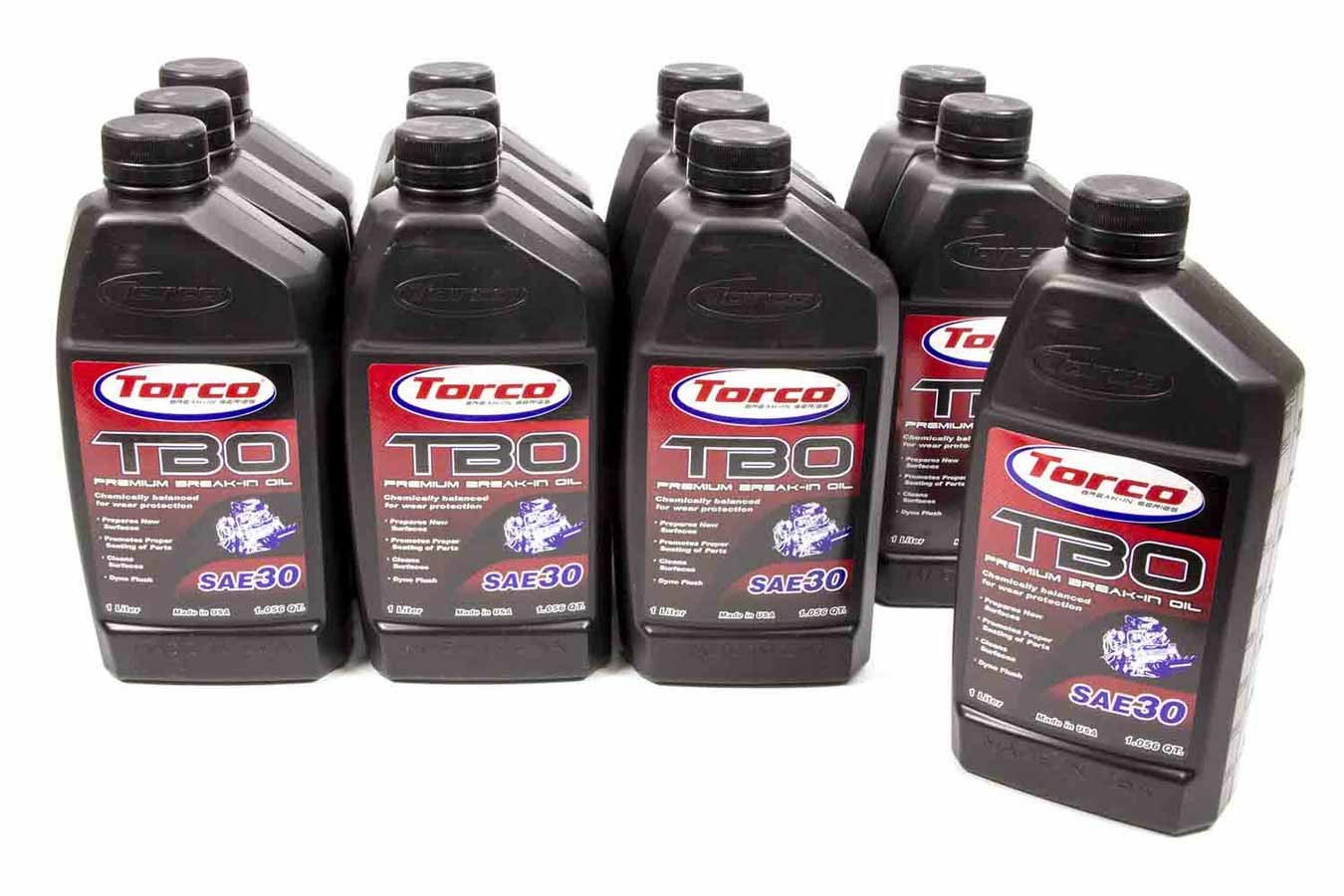 TORCO TBO 30w Premium Break-In Oil Case/12-1 Liter TORCO