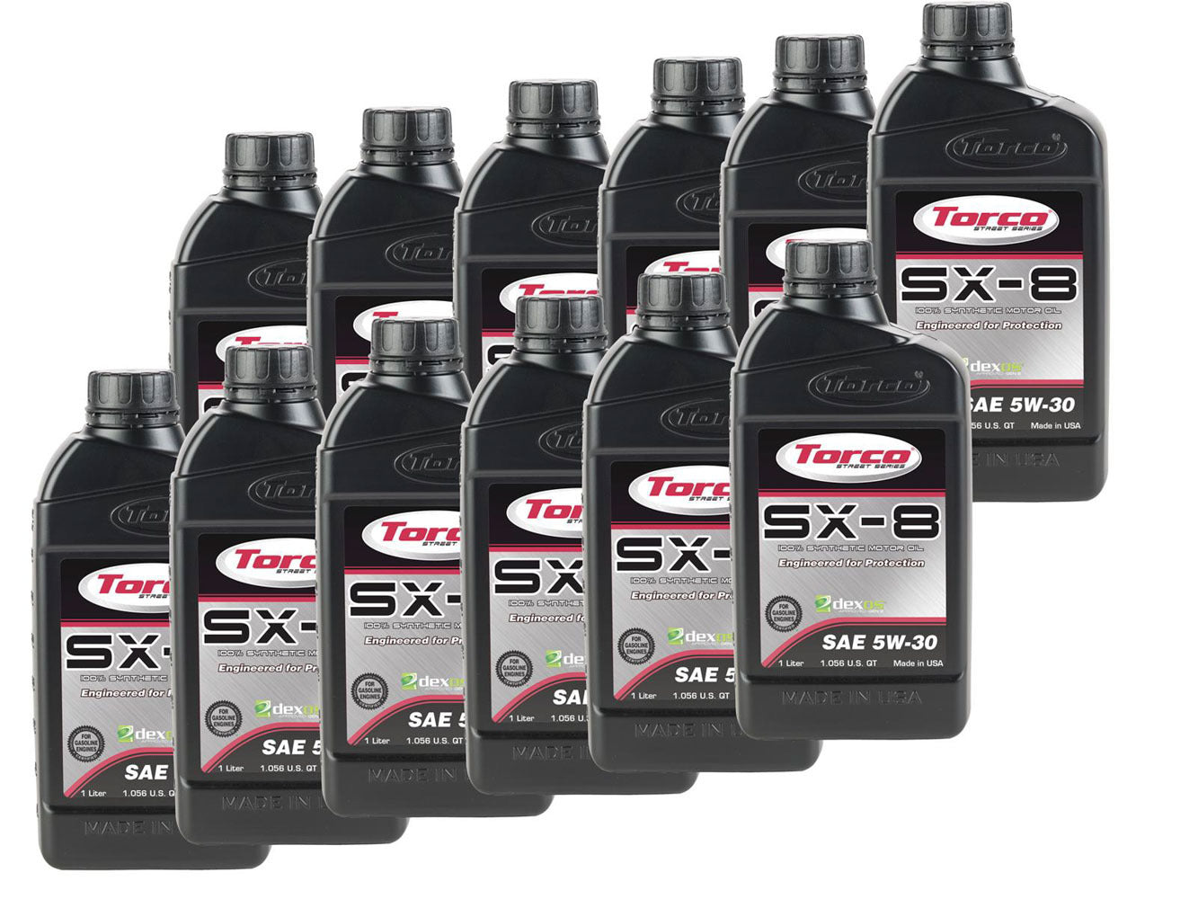 TORCO SX-8 5w30 Synthetic Oil Case 12x1 Liter Dexos1 TORCO