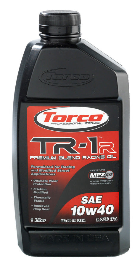 TORCO TR-1 Racing Oil 10w40 Case/12-1 Liter TORCO