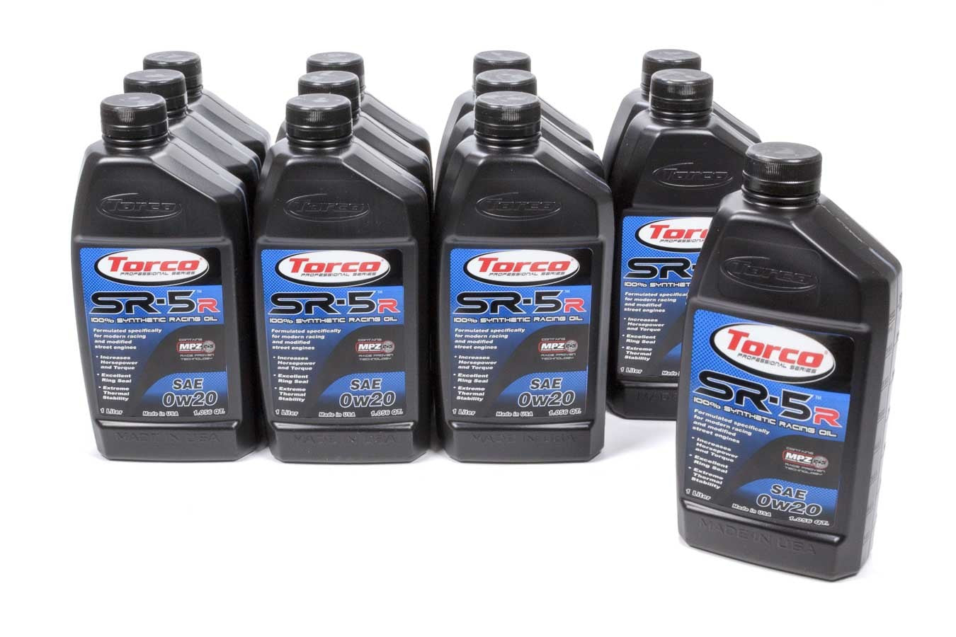 TORCO SR-5R Synthetic Racing Oil 0w20 Case 12x1-Liter TORCO