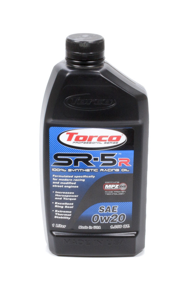 TORCO SR-5R Synthetic Racing Oil 0w20 1-Liter Bottle TORCO