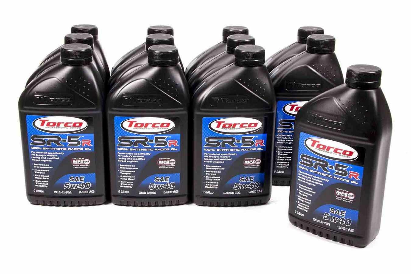 TORCO SR-5 Synthetic Oil 5w40 Case/12-1 Liter TORCO