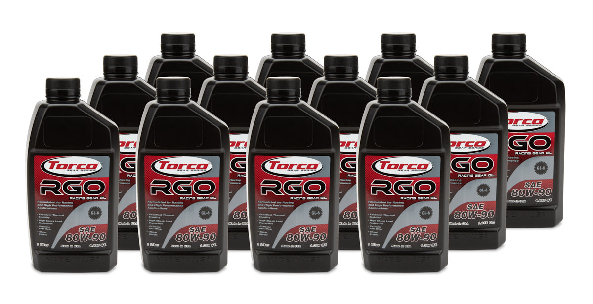 TORCO RGO 80w90 Racing Gear Oil Case/12-1 Liter TORCO