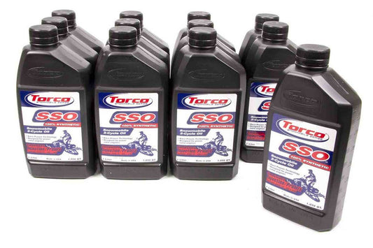 TORCO SSO Synthetic 2 Cycle Snowmobile Oil Case/12 TORCO