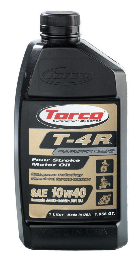 TORCO T-4R Four Stroke Oil 10w 40-1-Liter Bottle TORCO