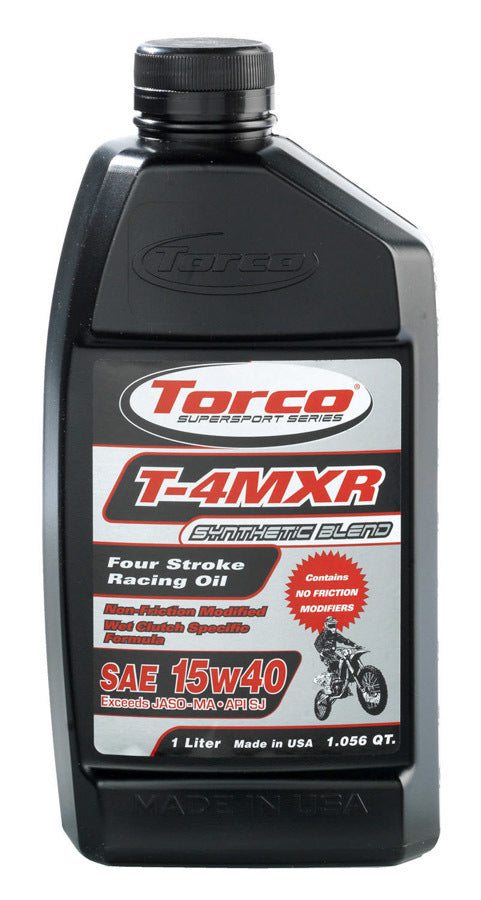 TORCO T-4MXR Four Stroke Racin g Oil 15w40-12x1-Liter TORCO